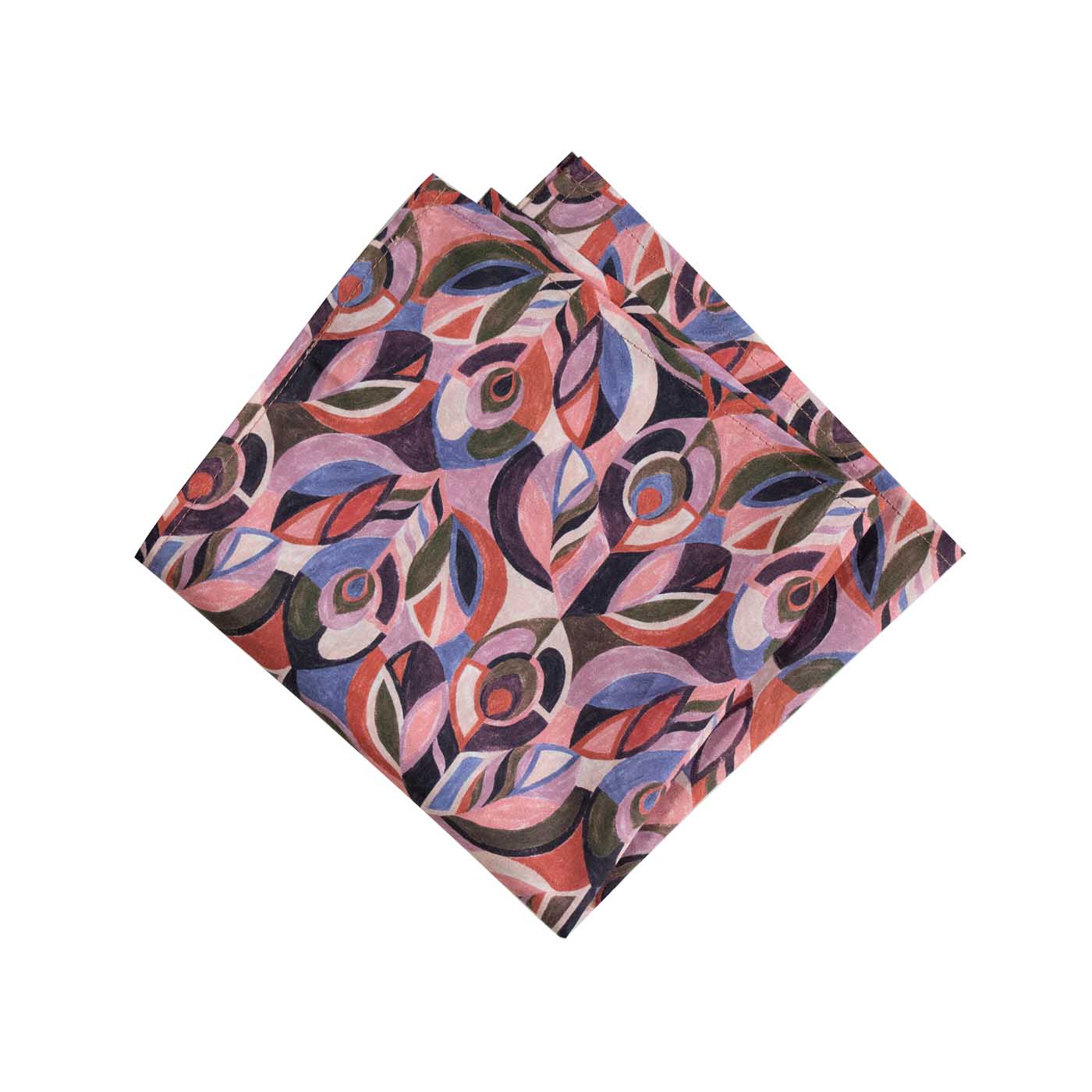 Parisian with Liberty Jewelled Peacock Pocket Square